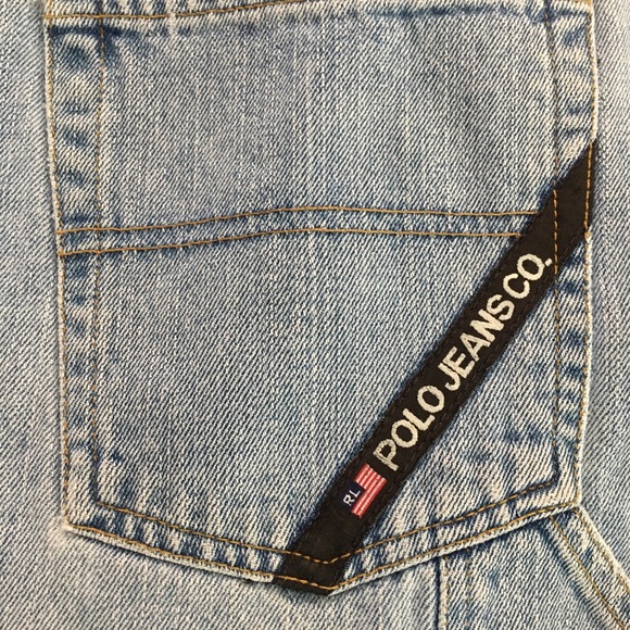 Ralph Lauren Polo Jeans Denim Skater Shorts 19” Inseam - Picture 5 of 10